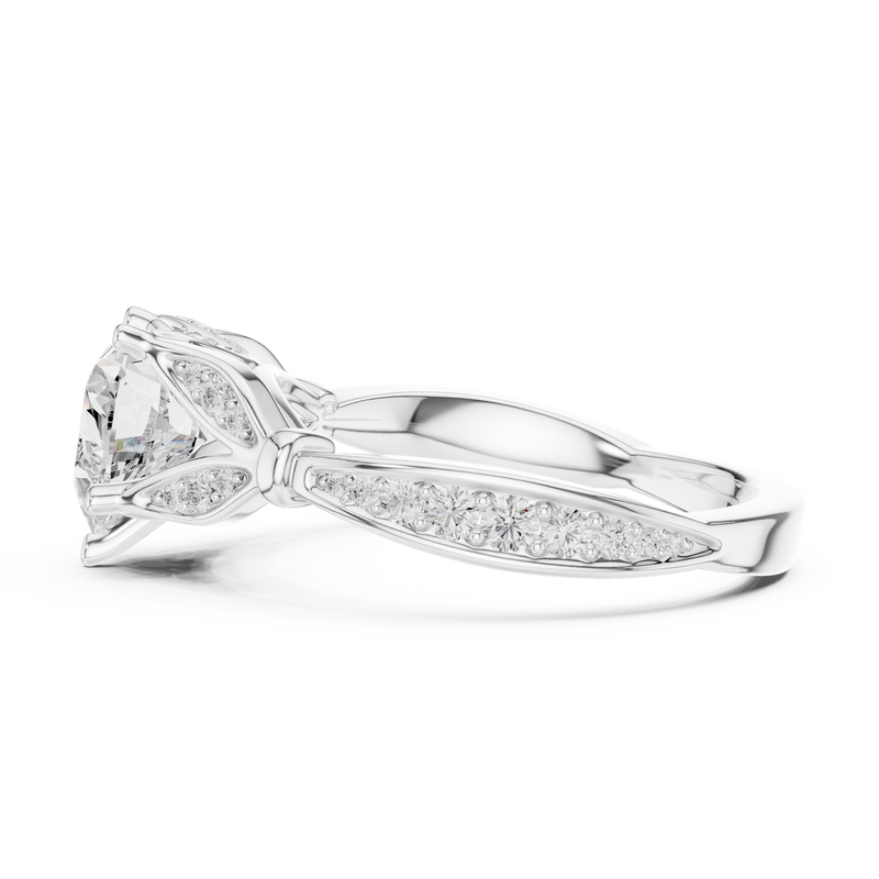 Ladies Ring DDLR-934@7 - White Gold - Image