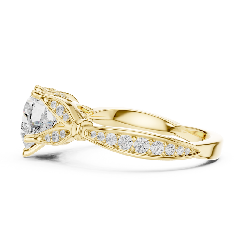 Ladies Ring DDLR-934@7 - Yellow Gold - Image