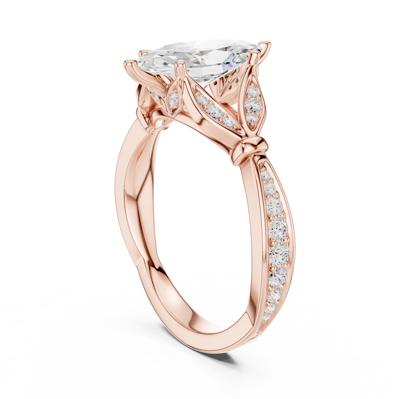 Ladies Ring DDLR-935 - Rose Gold - Image