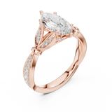 Ladies Ring DDLR-935 - Rose Gold - Image