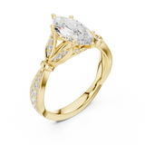 Ladies Ring DDLR-935 - Yellow Gold - Image