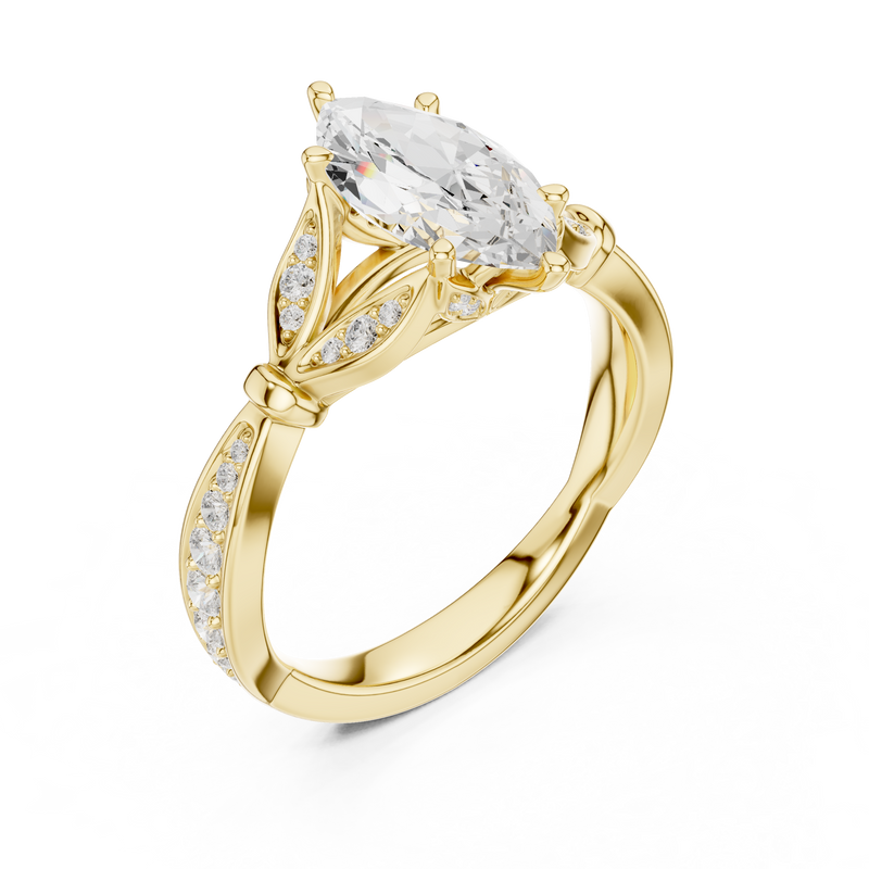 Ladies Ring DDLR-935 - Yellow Gold - Image