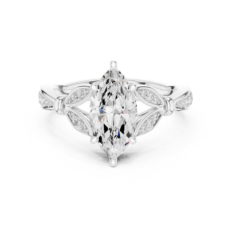 Ladies Ring DDLR-935 - White Gold - Image