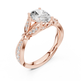 Ladies Ring DDLR-936@7 - Rose Gold - Image