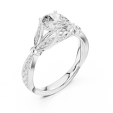 Ladies Ring DDLR-936@7 - White Gold - Image