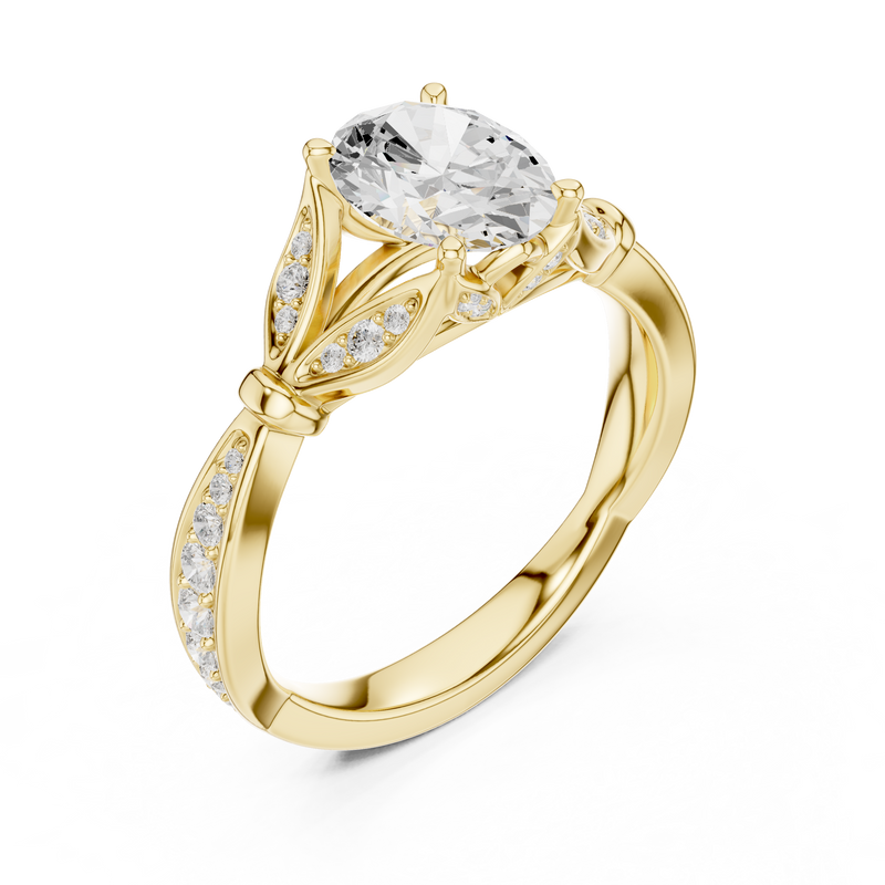 Ladies Ring DDLR-936@7 - Yellow Gold - Image