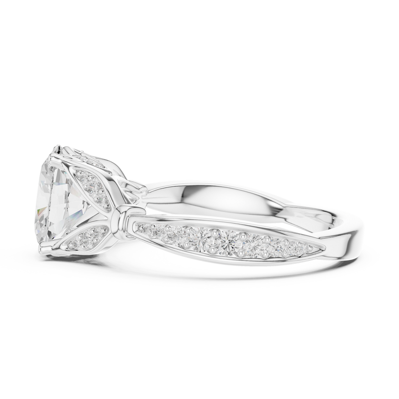 Ladies Ring DDLR-936@7 - White Gold - Image
