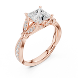 Ladies Ring DDLR-937@7 - Rose Gold - Image