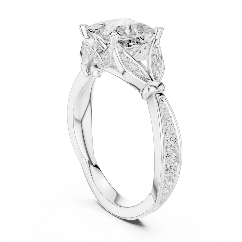 Ladies Ring DDLR-937@7 - White Gold - Image