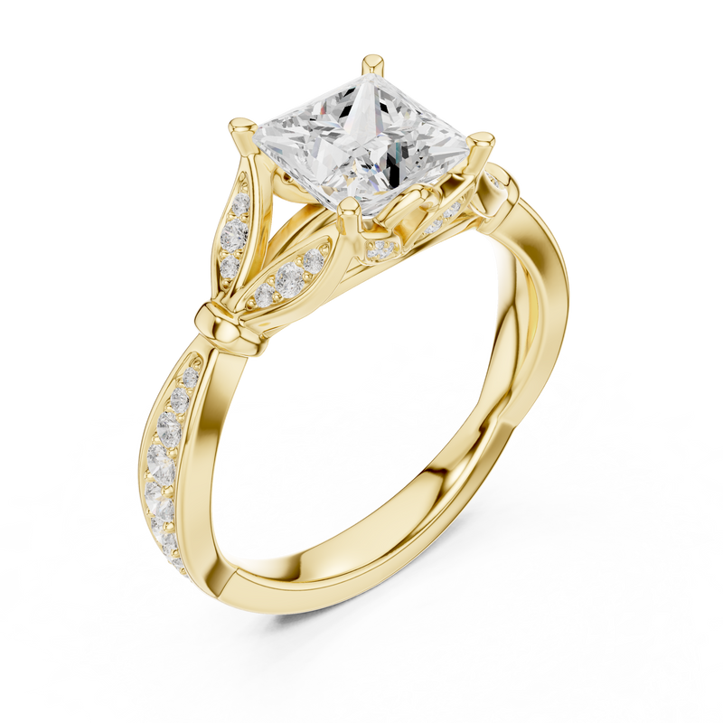 Ladies Ring DDLR-937@7 - Yellow Gold - Image