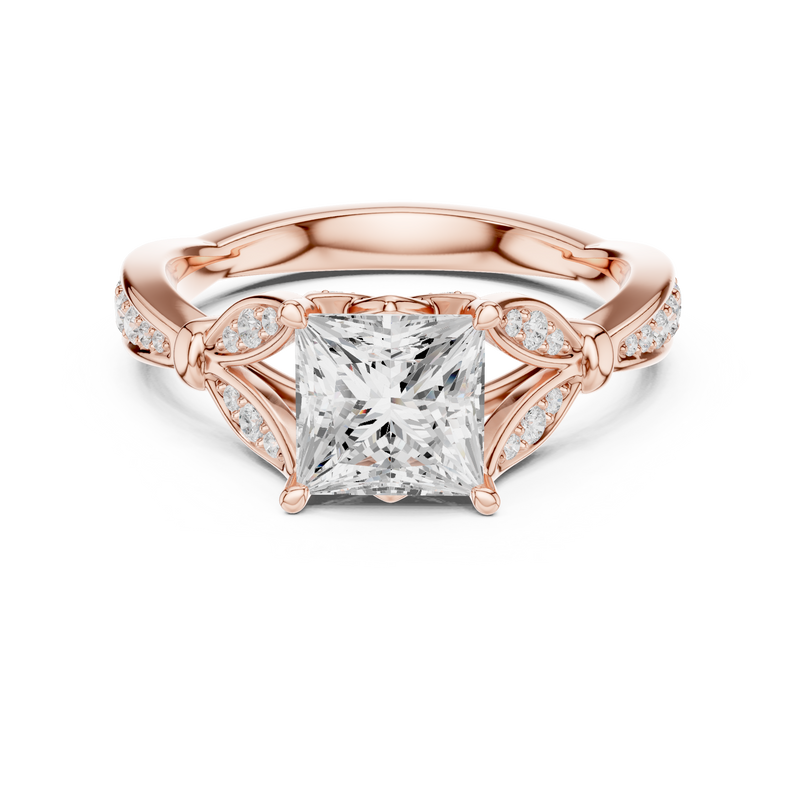 Ladies Ring DDLR-937@7 - Rose Gold - Image