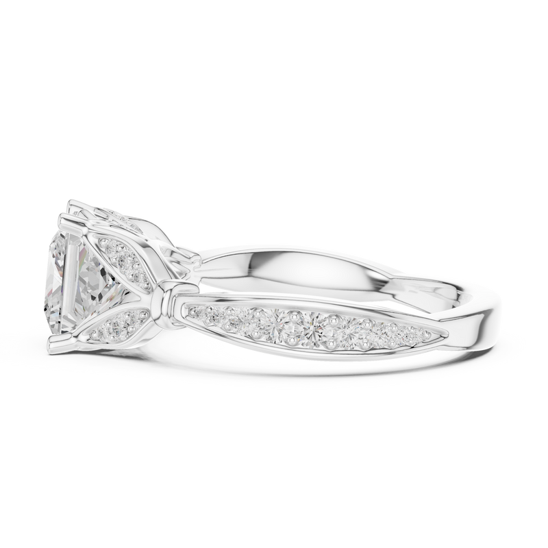 Ladies Ring DDLR-937@7 - White Gold - Image
