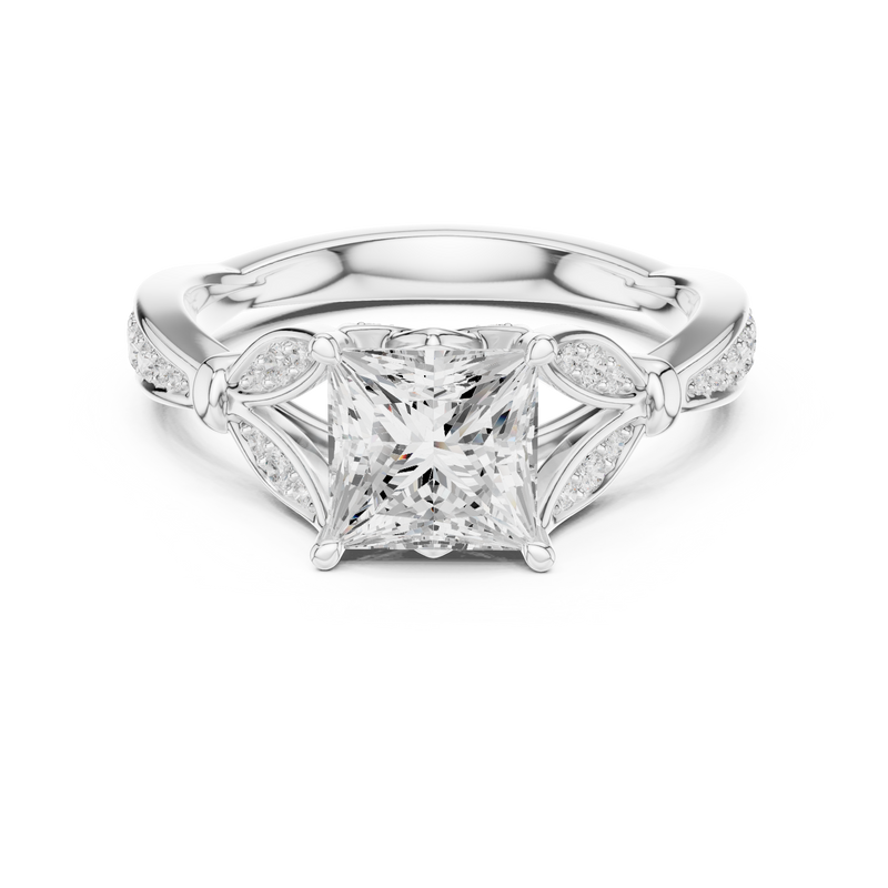 Ladies Ring DDLR-937@7 - White Gold - Image