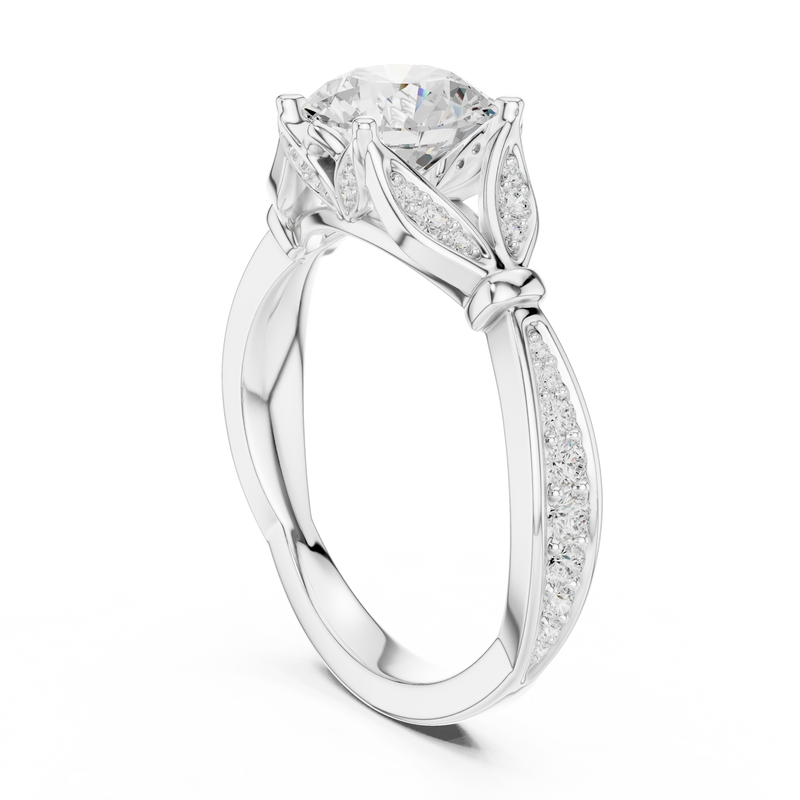 Ladies Ring DDLR-938@7 - White Gold - Image