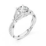 Ladies Ring DDLR-938@7 - White Gold - Image