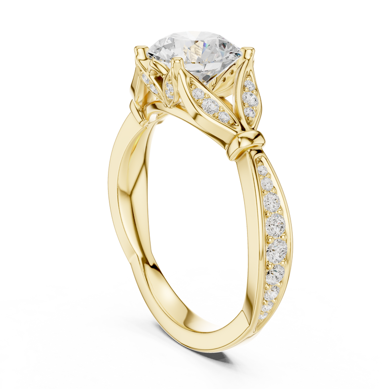 Ladies Ring DDLR-938@7 - Yellow Gold - Image