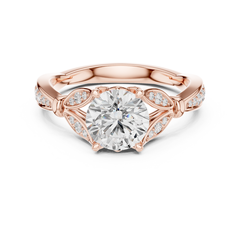 Ladies Ring DDLR-938@7 - Rose Gold - Image