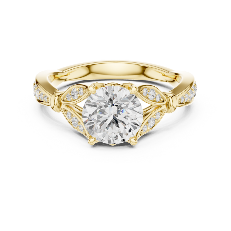 Ladies Ring DDLR-938@7 - Yellow Gold - Image
