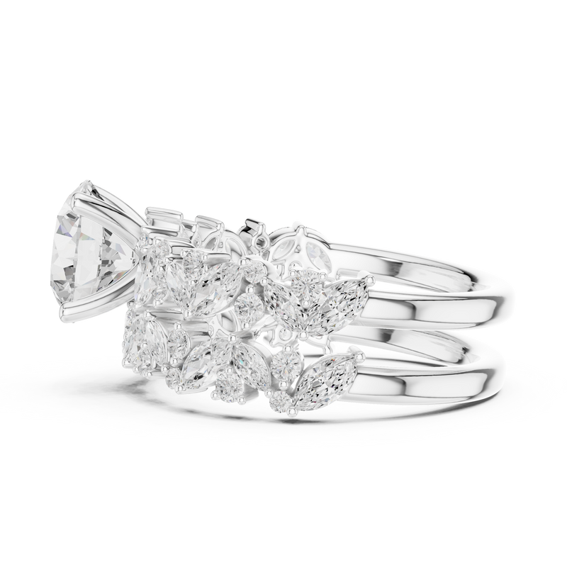 Ladies Ring DDLR-939@7 - White Gold - Image