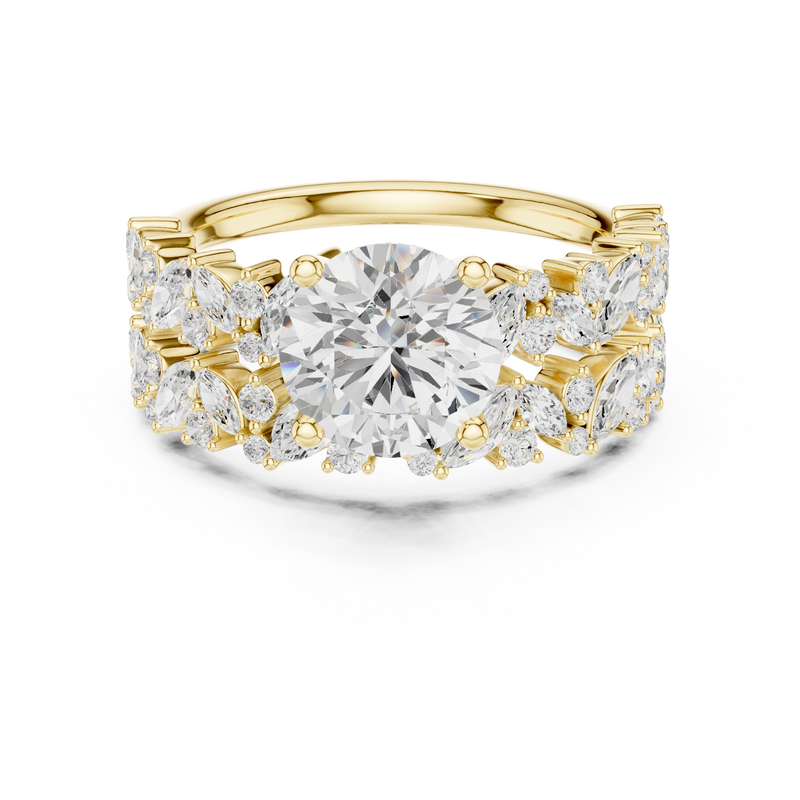 Ladies Ring DDLR-939@7 - Yellow Gold - Image