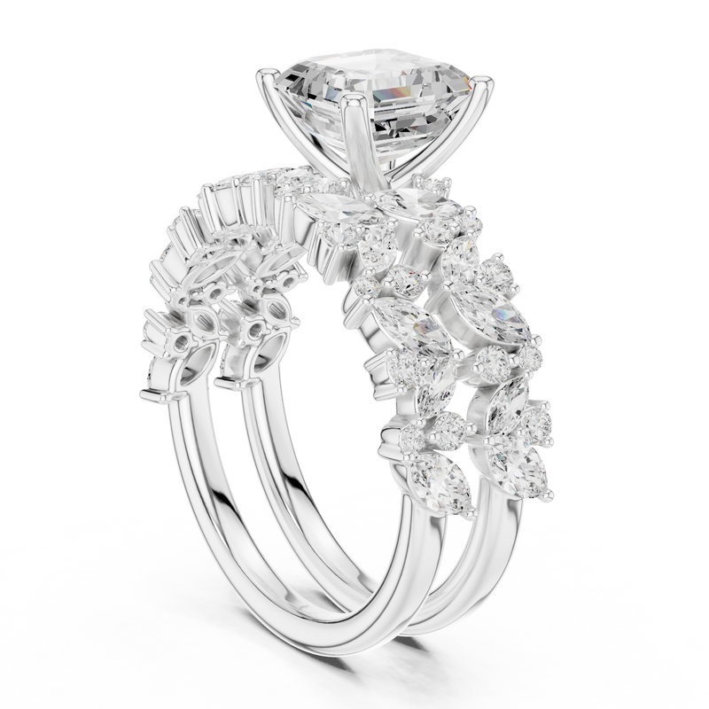 Ladies Ring DDLR-940@7 - White Gold - Image
