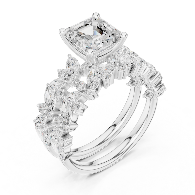 Ladies Ring DDLR-940@7 - White Gold - Image