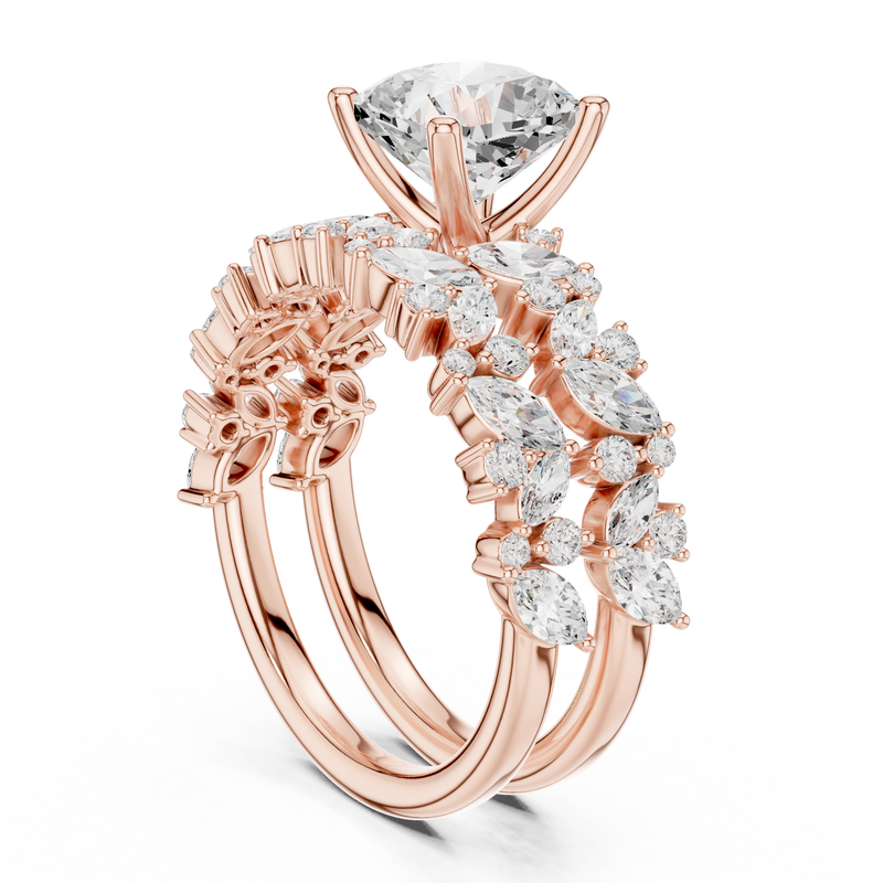Ladies Ring DDLR-941@7 - Rose Gold - Image