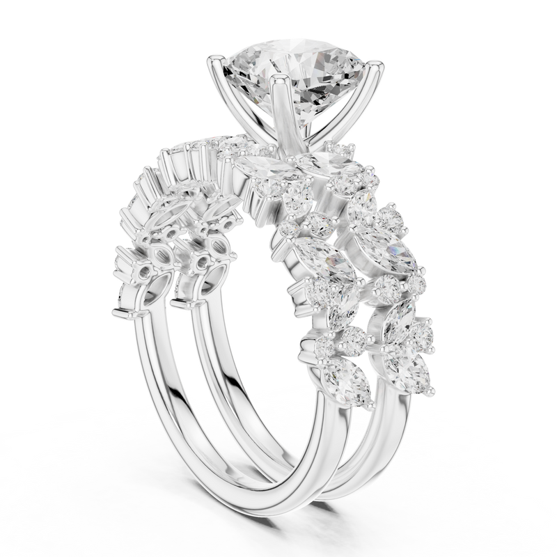 Ladies Ring DDLR-941@7 - White Gold - Image