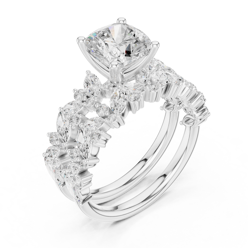 Ladies Ring DDLR-941@7 - White Gold - Image