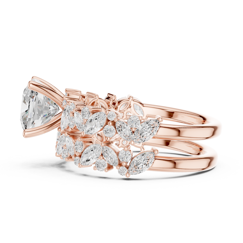 Ladies Ring DDLR-941@7 - Rose Gold - Image