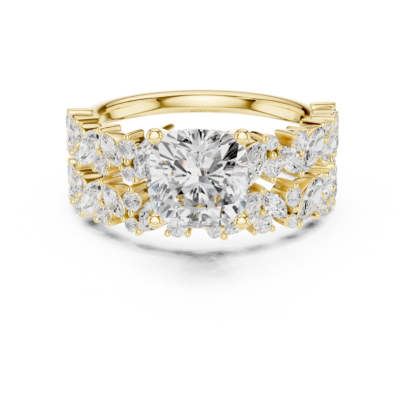 Ladies Ring DDLR-941@7 - Yellow Gold - Image