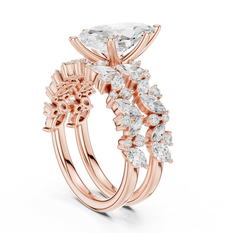 Ladies Ring DDLR-942@7 - Rose Gold - Image