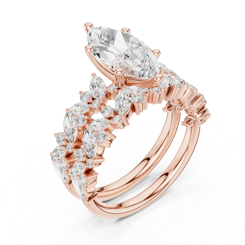 Ladies Ring DDLR-942@7 - Rose Gold - Image