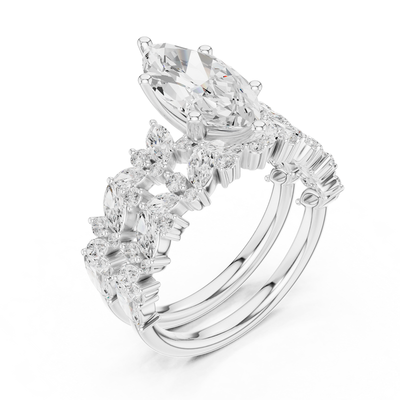 Ladies Ring DDLR-942@7 - White Gold - Image