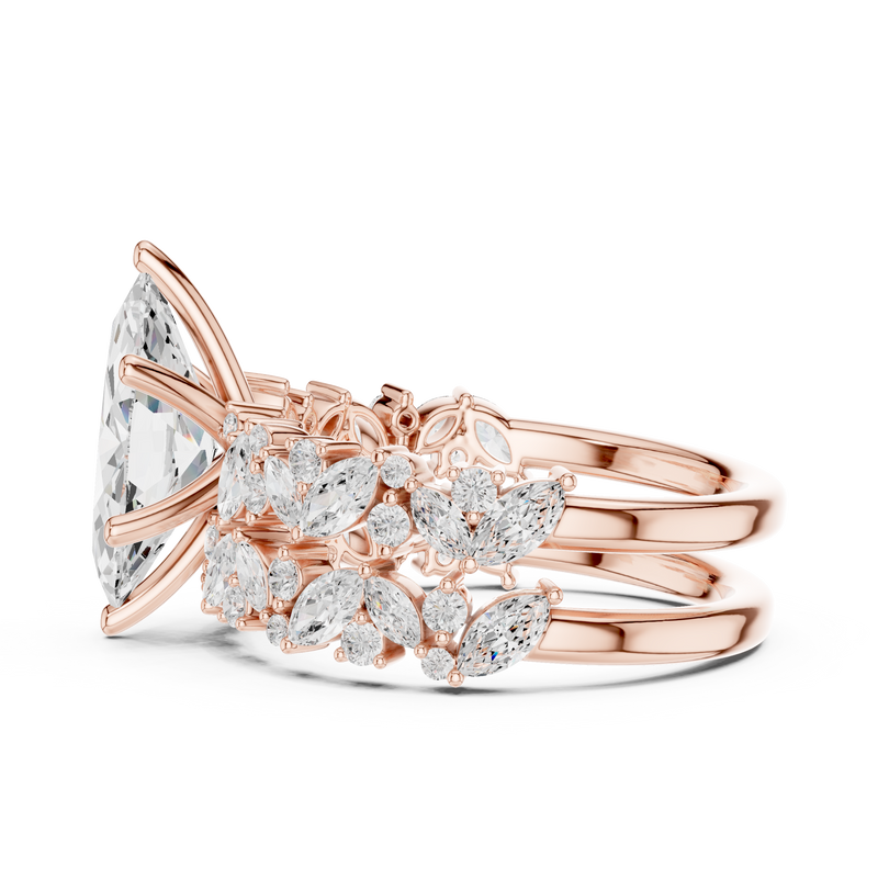 Ladies Ring DDLR-942@7 - Rose Gold - Image