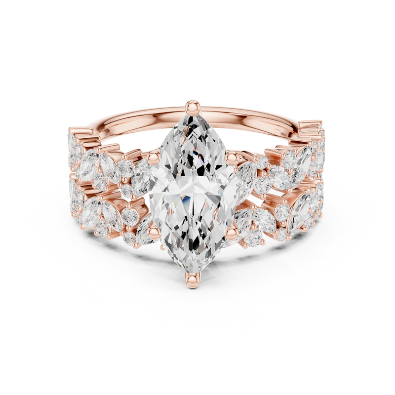 Ladies Ring DDLR-942@7 - Rose Gold - Image