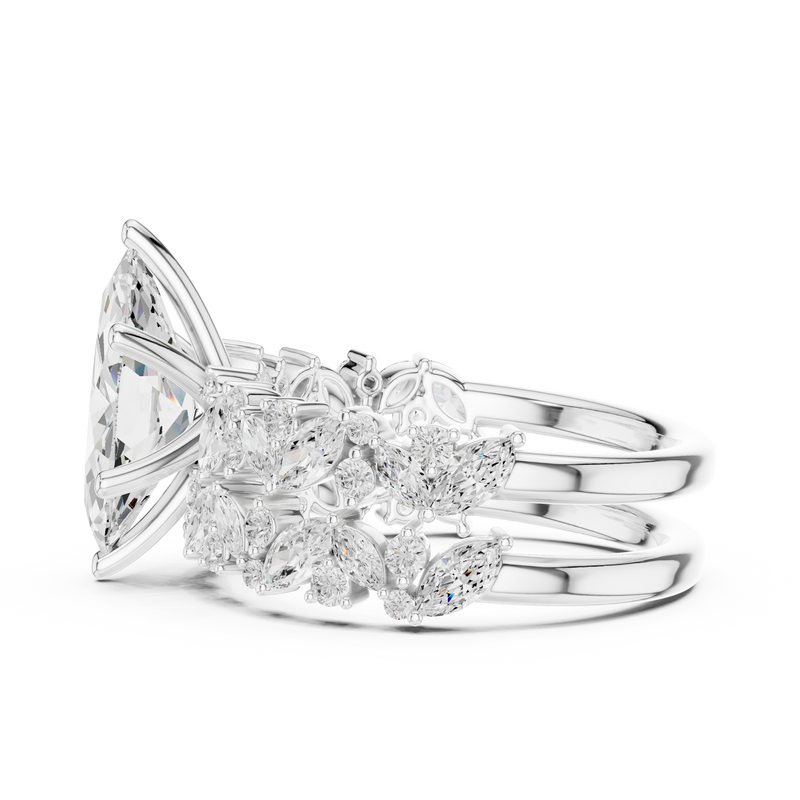 Ladies Ring DDLR-942@7 - White Gold - Image