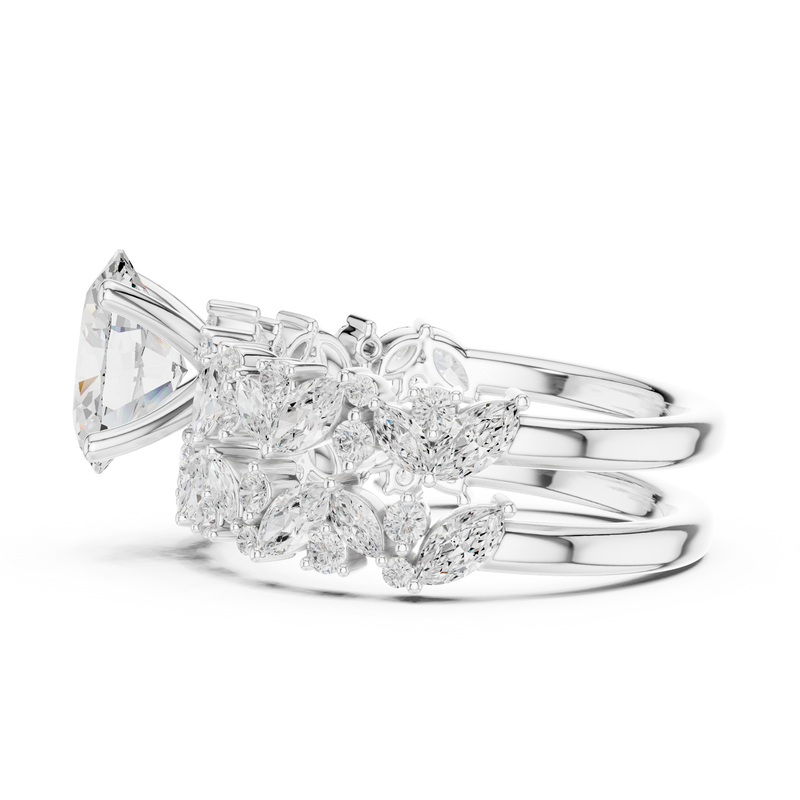 Ladies Ring DDLR-943@7 - White Gold - Image