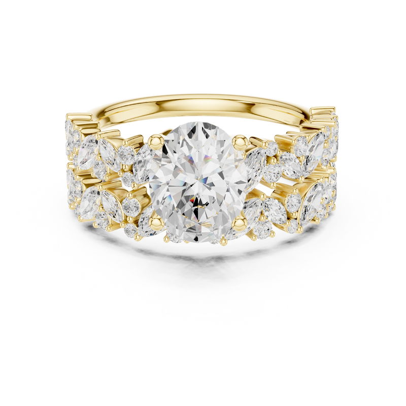 Ladies Ring DDLR-943@7 - Yellow Gold - Image