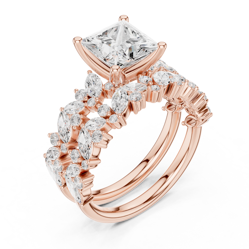 Ladies Ring DDLR-945@7 - Rose Gold - Image