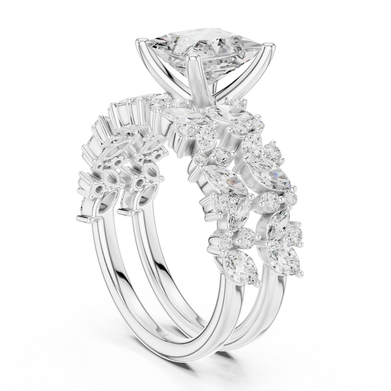 Ladies Ring DDLR-945@7 - White Gold - Image