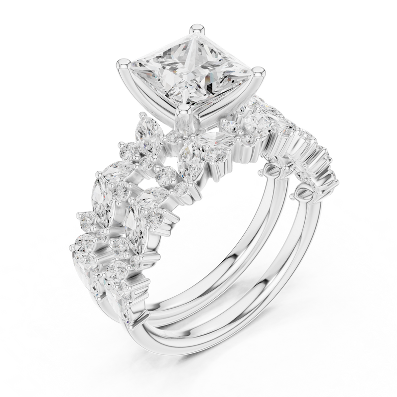 Ladies Ring DDLR-945@7 - White Gold - Image