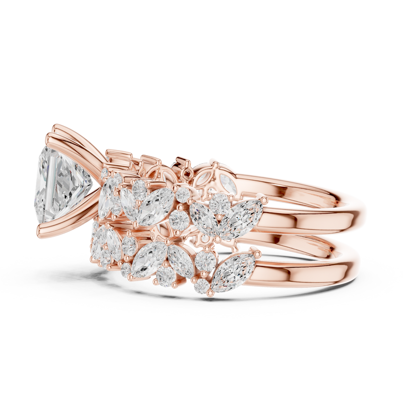 Ladies Ring DDLR-945@7 - Rose Gold - Image