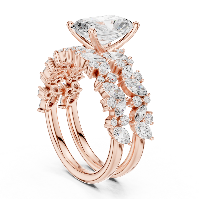 Ladies Ring DDLR-946@7 - Rose Gold - Image