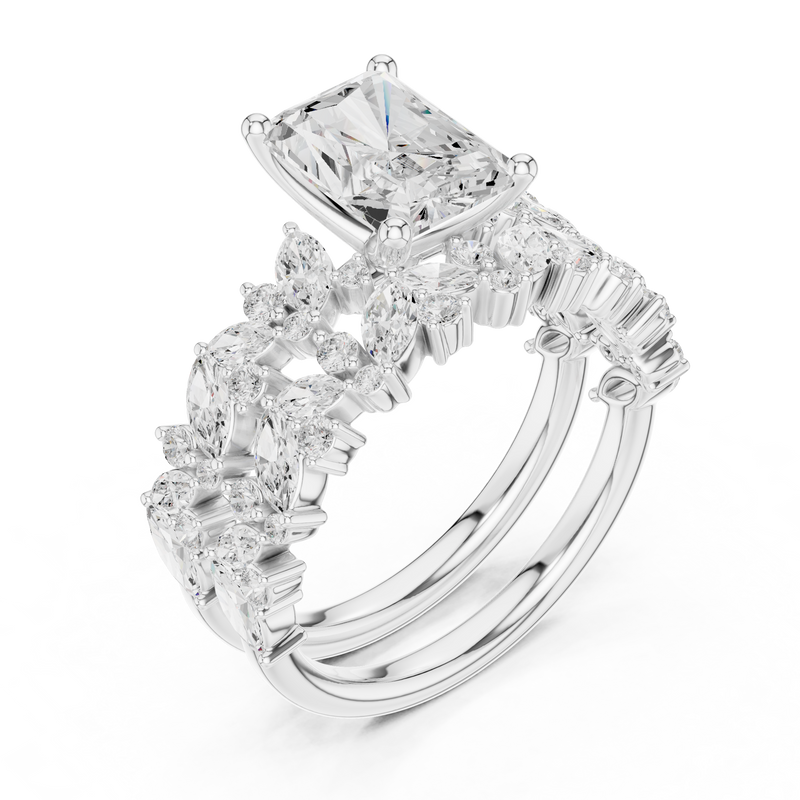Ladies Ring DDLR-946@7 - White Gold - Image