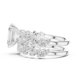 Ladies Ring DDLR-946@7 - White Gold - Image