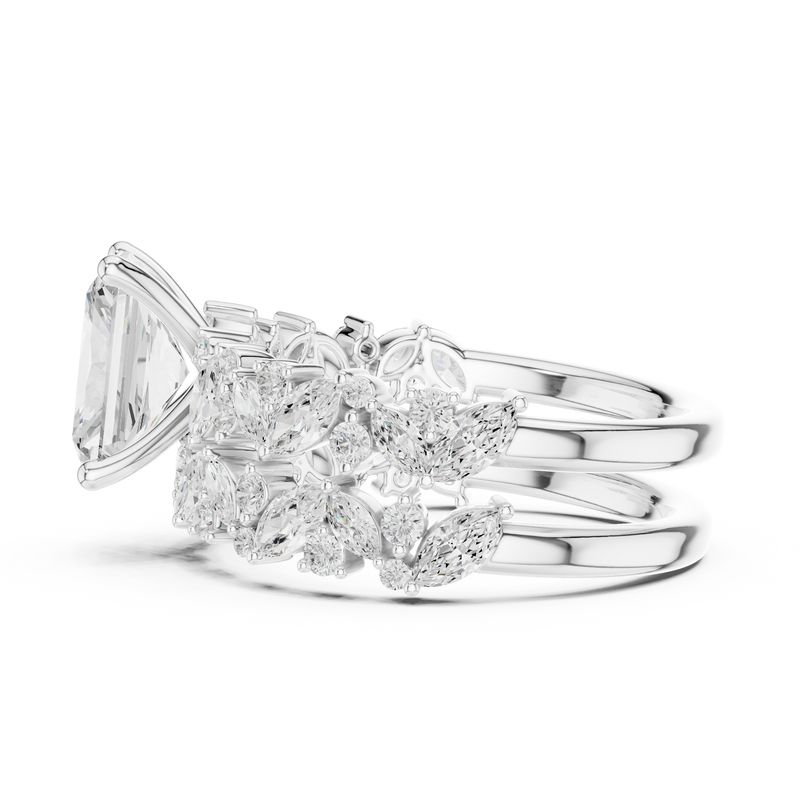 Ladies Ring DDLR-946@7 - White Gold - Image