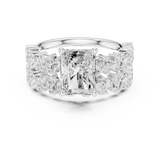 Ladies Ring DDLR-946@7 - White Gold - Image