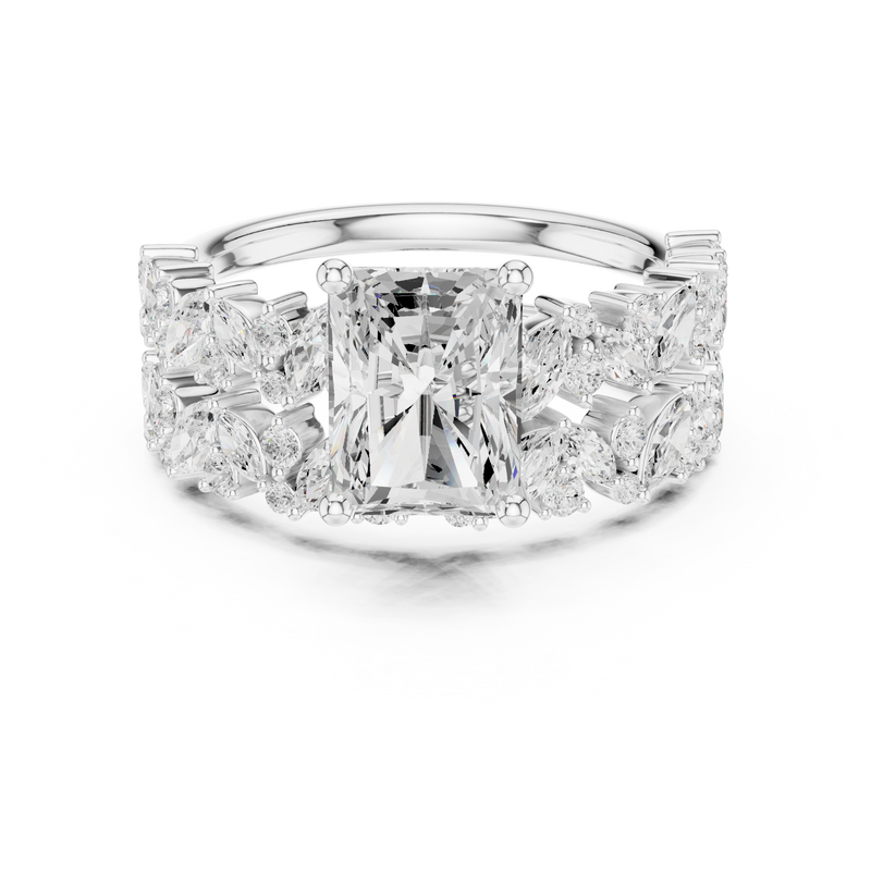Ladies Ring DDLR-946@7 - White Gold - Image