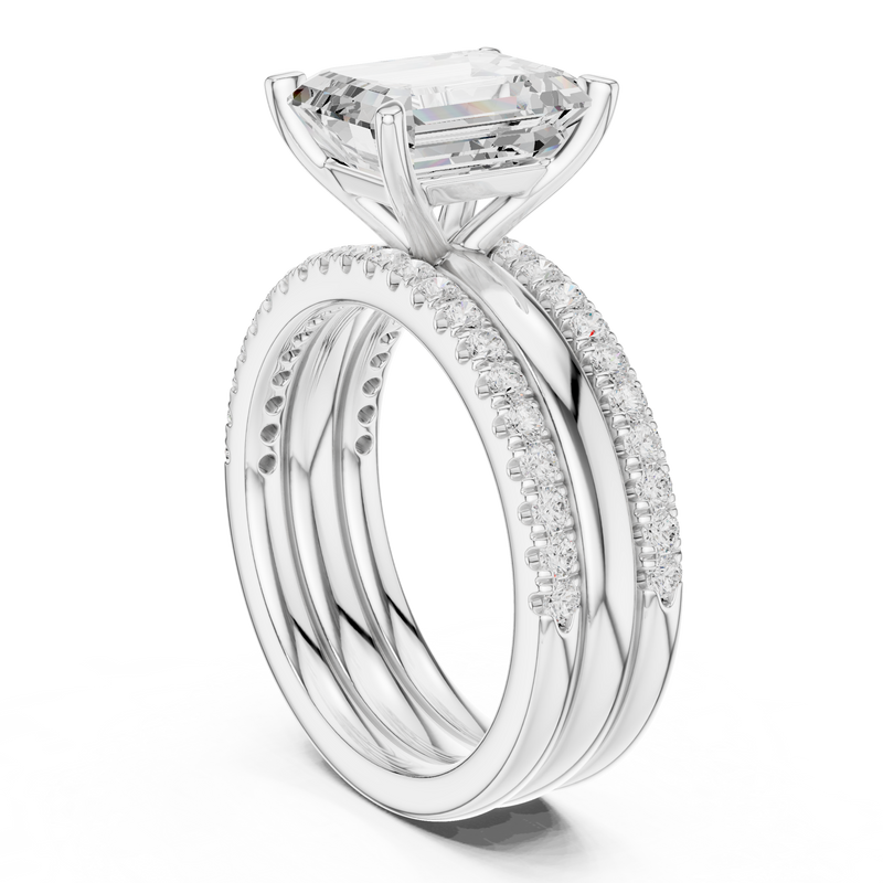 Ladies Ring DDLR-947@7 - White Gold - Image